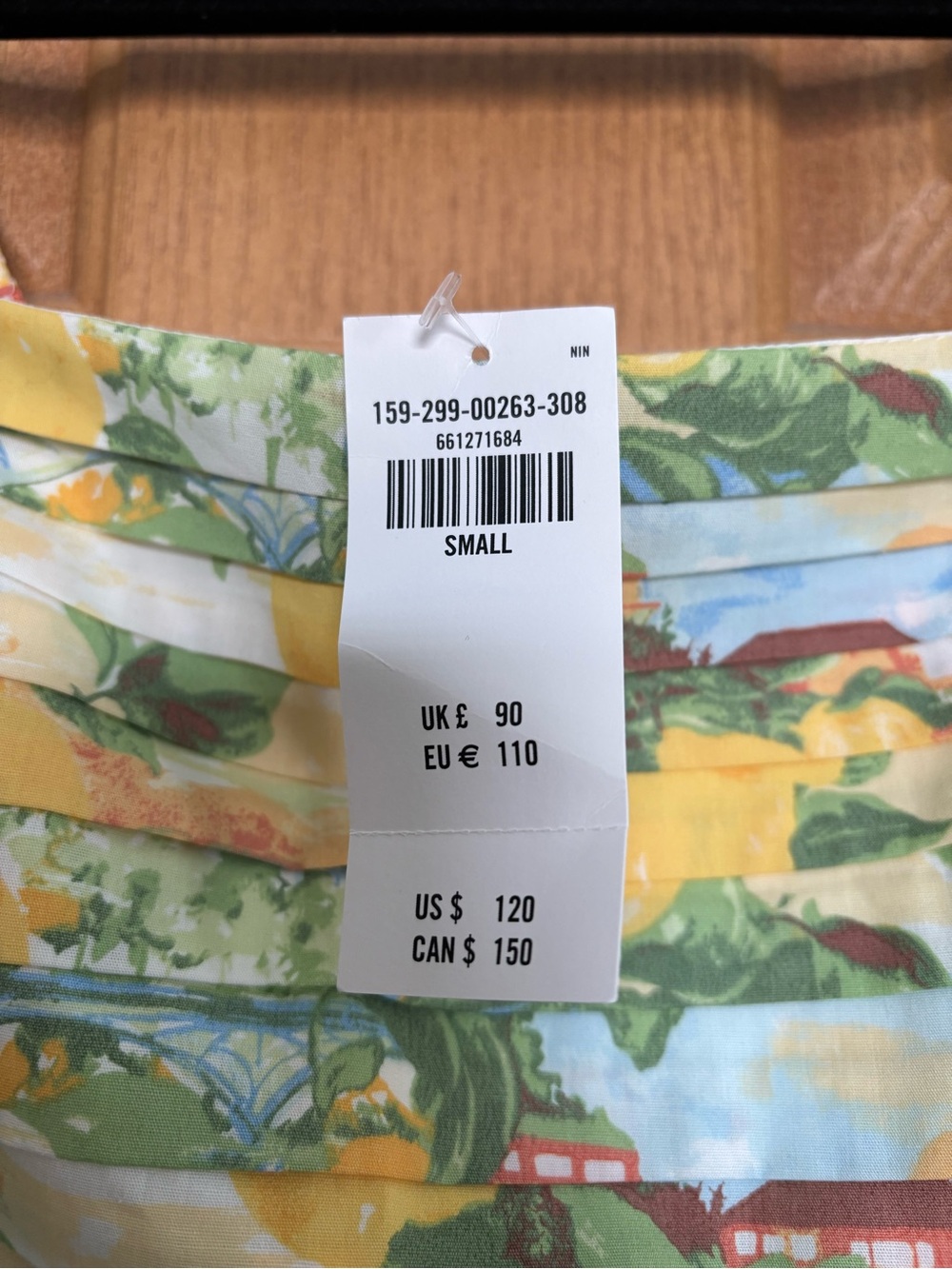 NWT Abercrombie Emerson Poplin Puff Sleeve Midi Dress - Picture 3 of 4